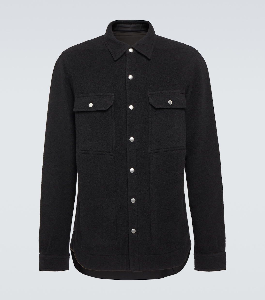 Virgin wool overshirt | Rick Owens