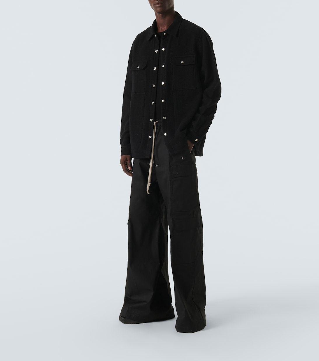 Virgin wool overshirt | Rick Owens