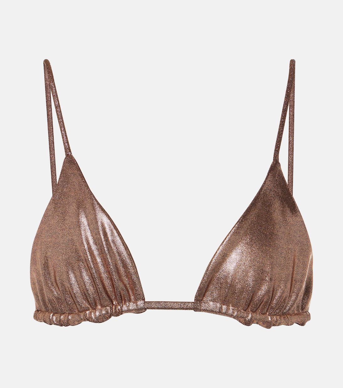 Top bikini Via in lamé | Jade Swim