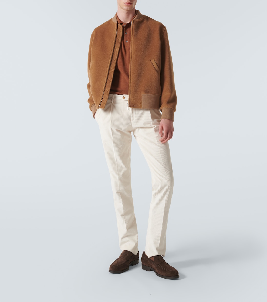 Polo en laine, soie et cachemire | Lardini