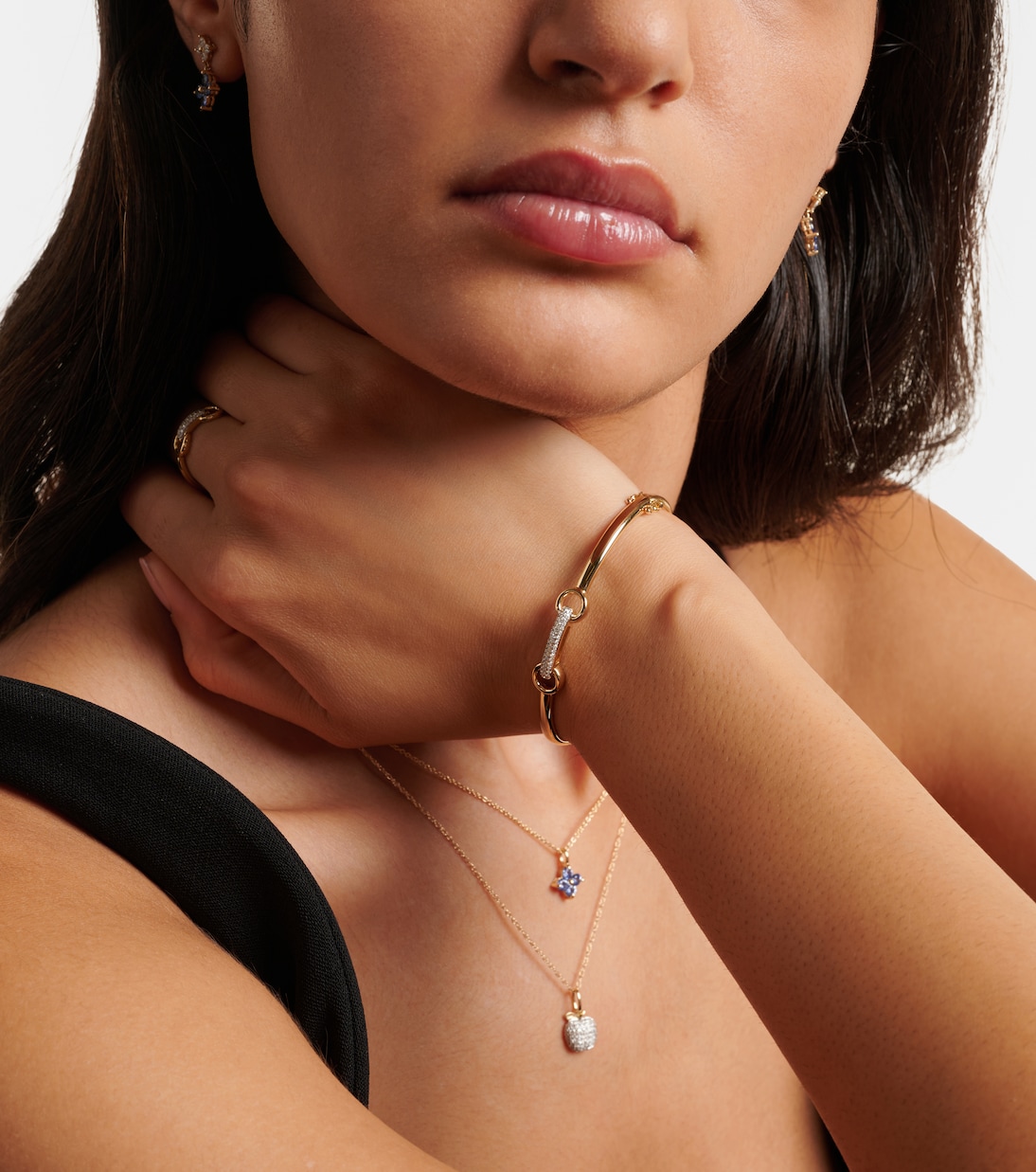 Bracelet en or 14 ct et diamants | Stone and Strand
