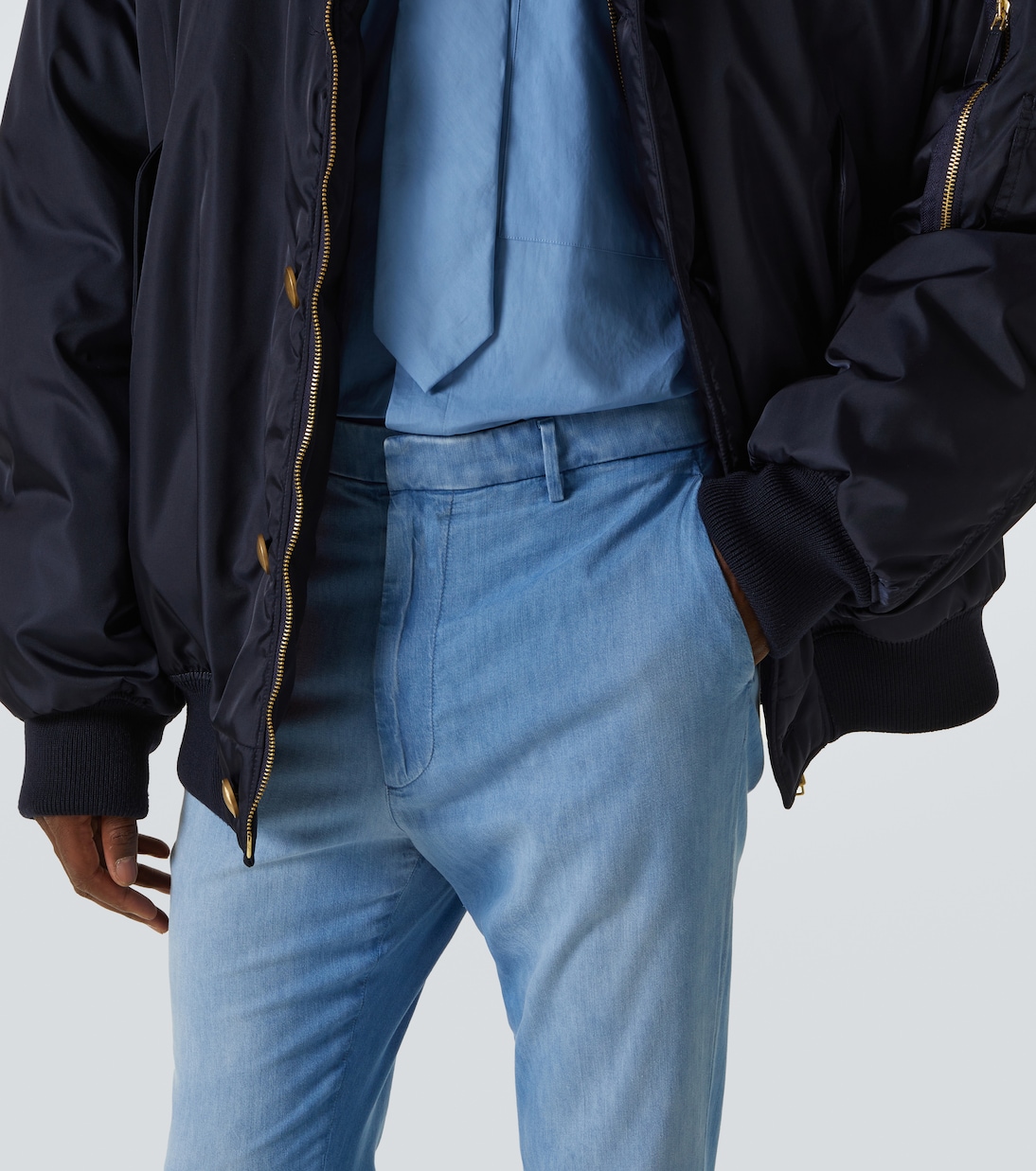 Jean slim à taille mi-haute | Prada