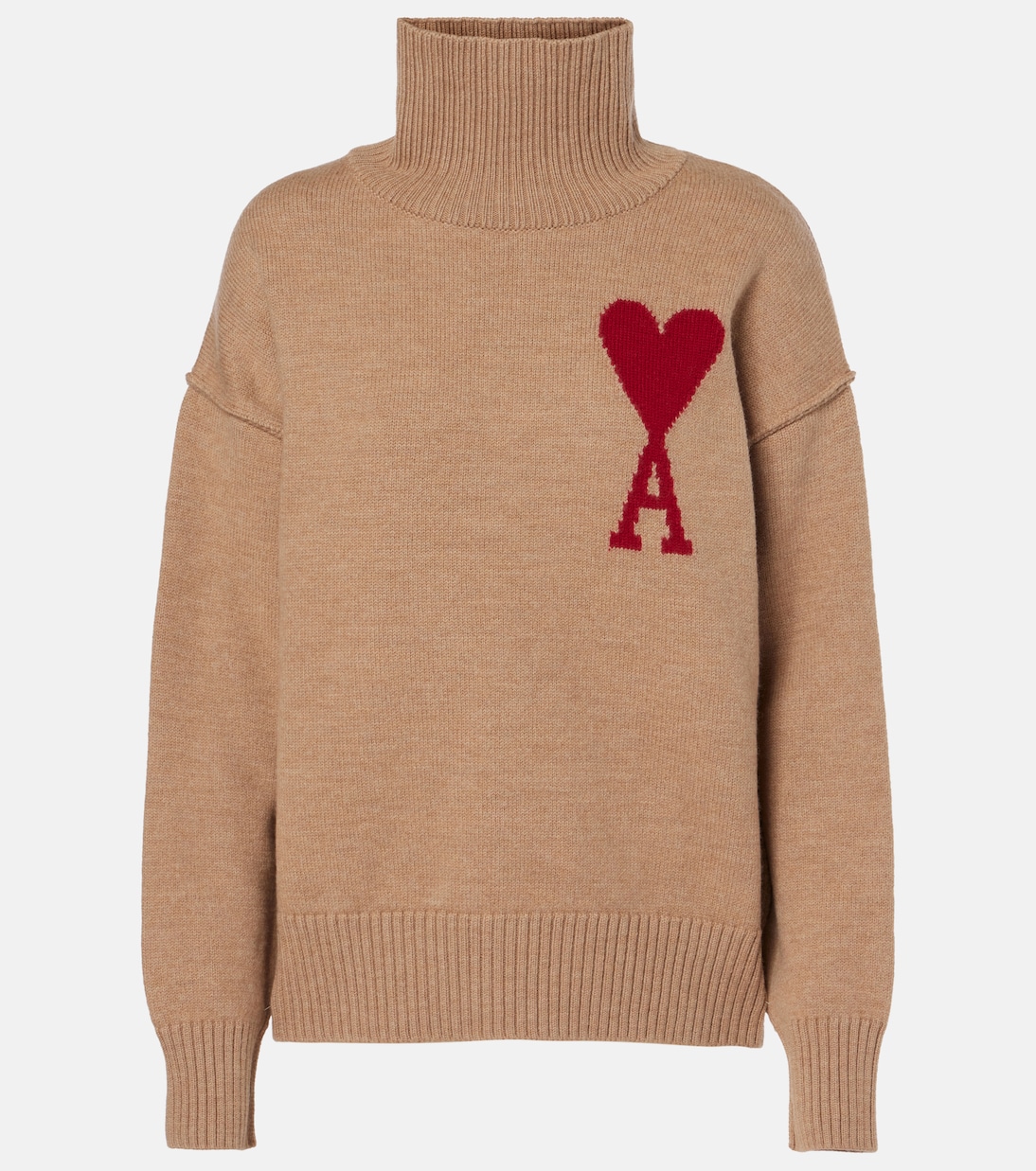Rollkragenpullover Ami de Cœur aus Wolle | Ami Paris