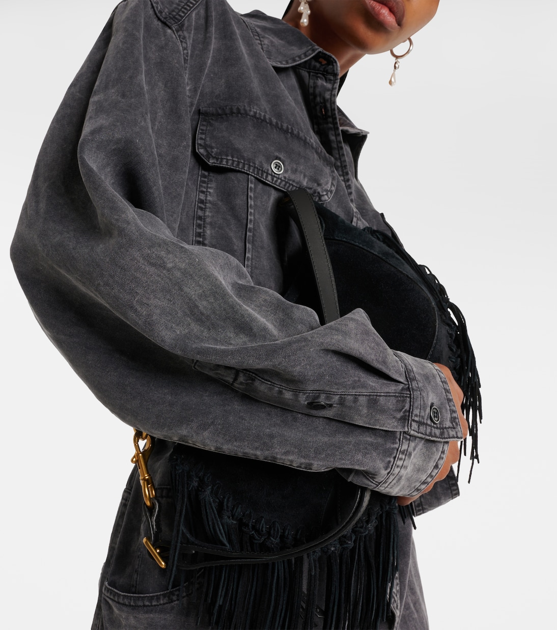 Mono de denim con cinturón | Marant Etoile