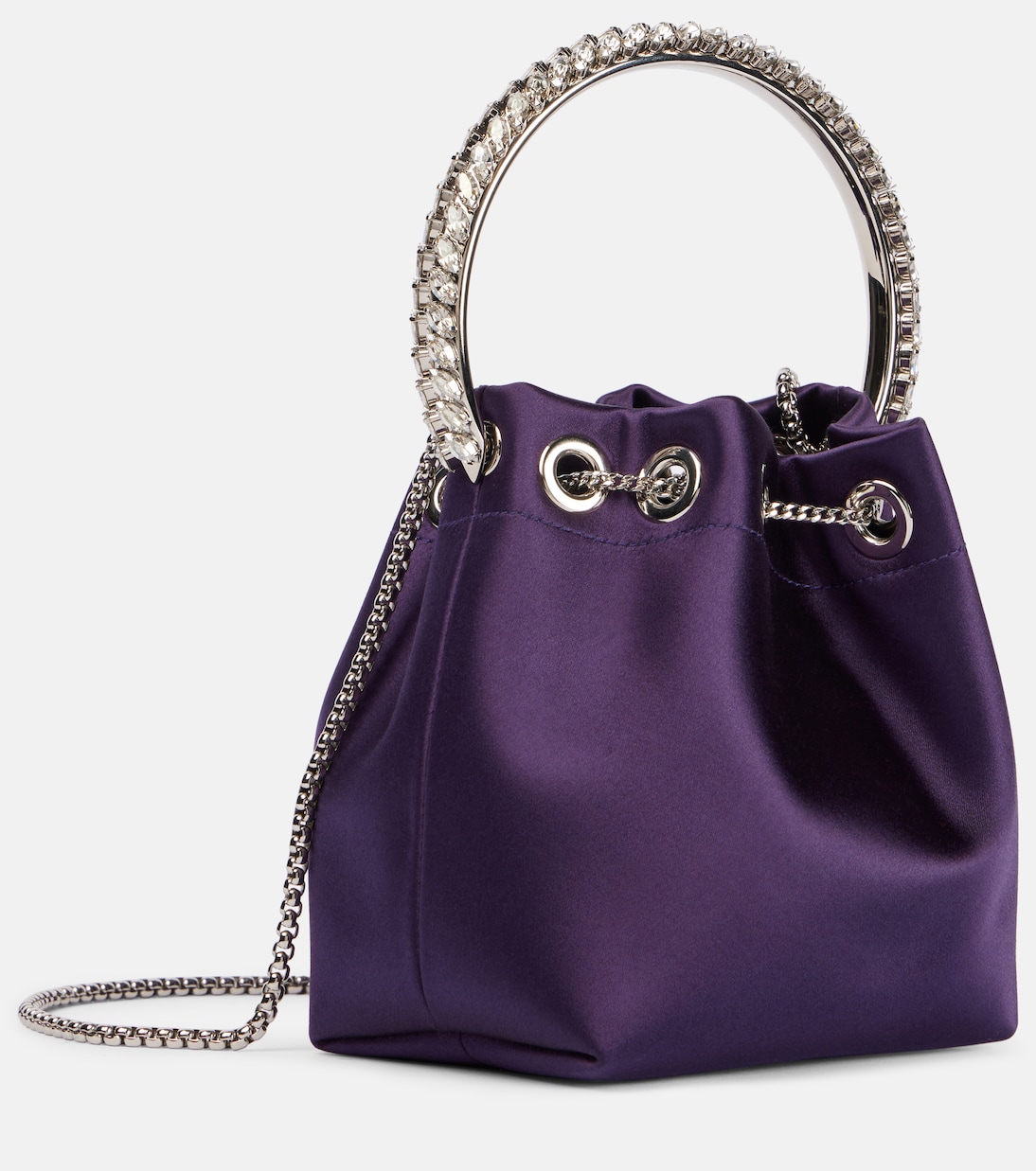 Secchiello Bon Bon Small in raso | Jimmy Choo
