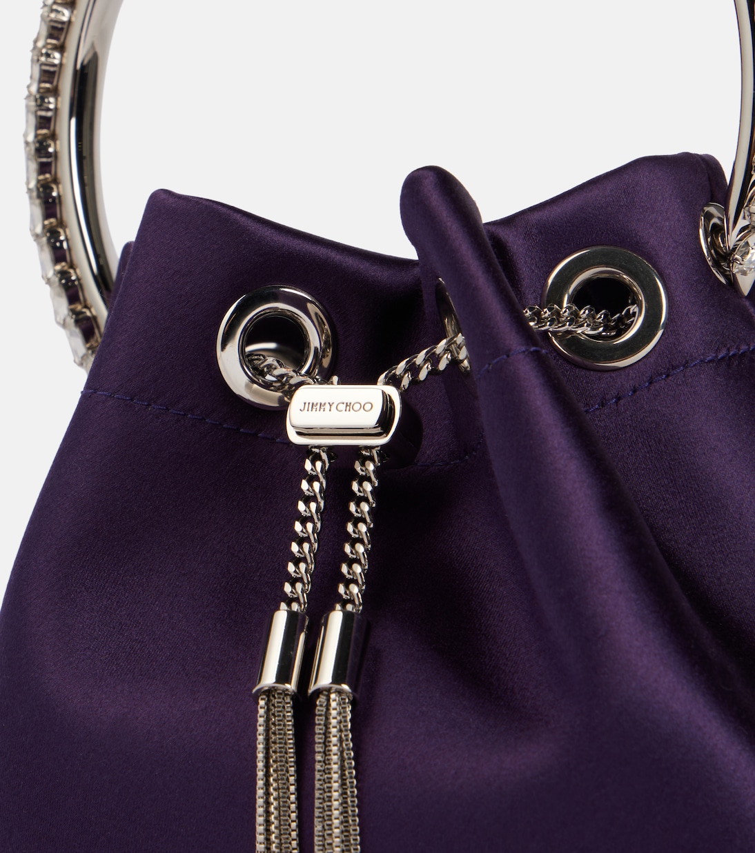 Secchiello Bon Bon Small in raso | Jimmy Choo