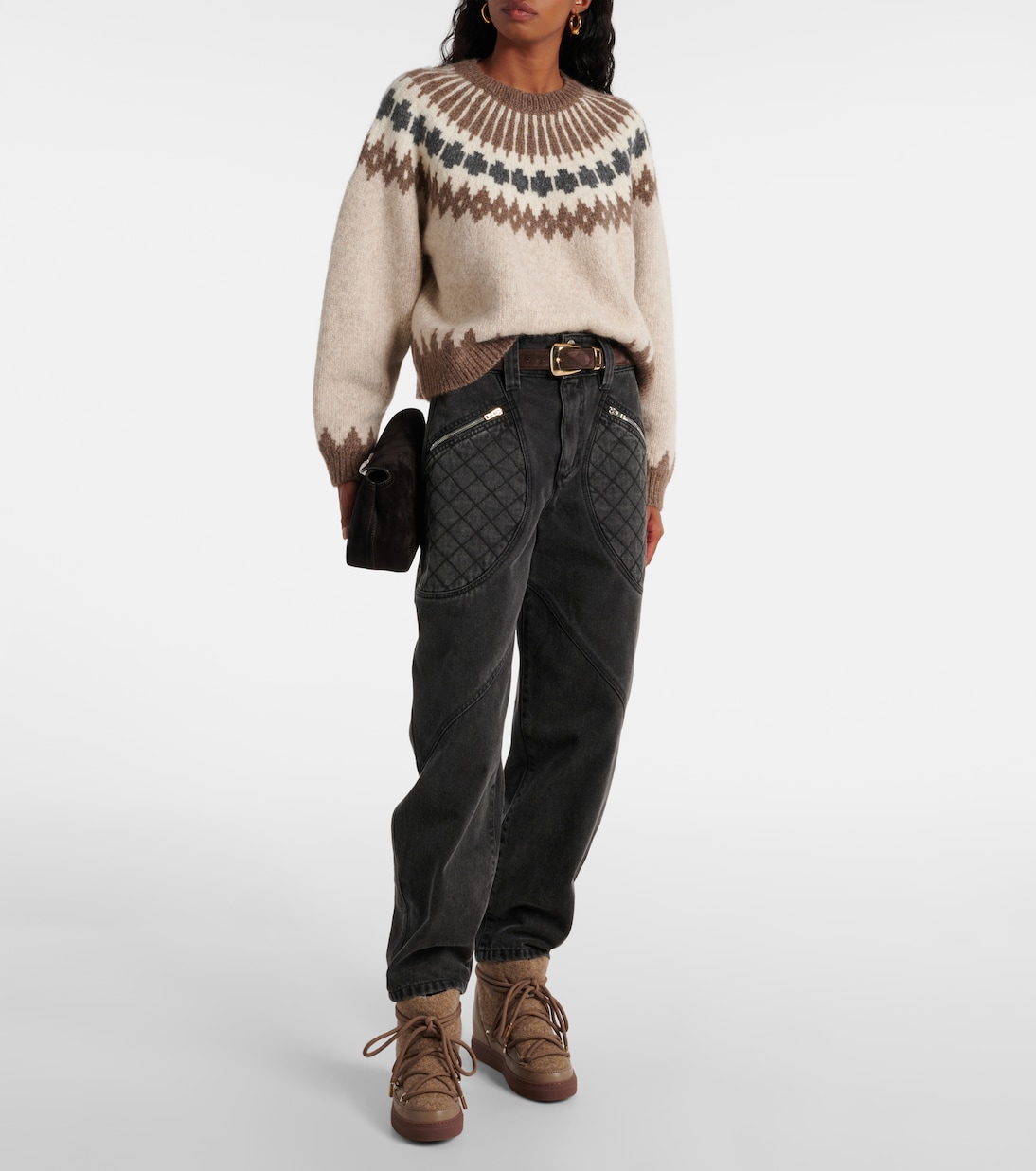 Felt Wedge snow boots | Inuikii
