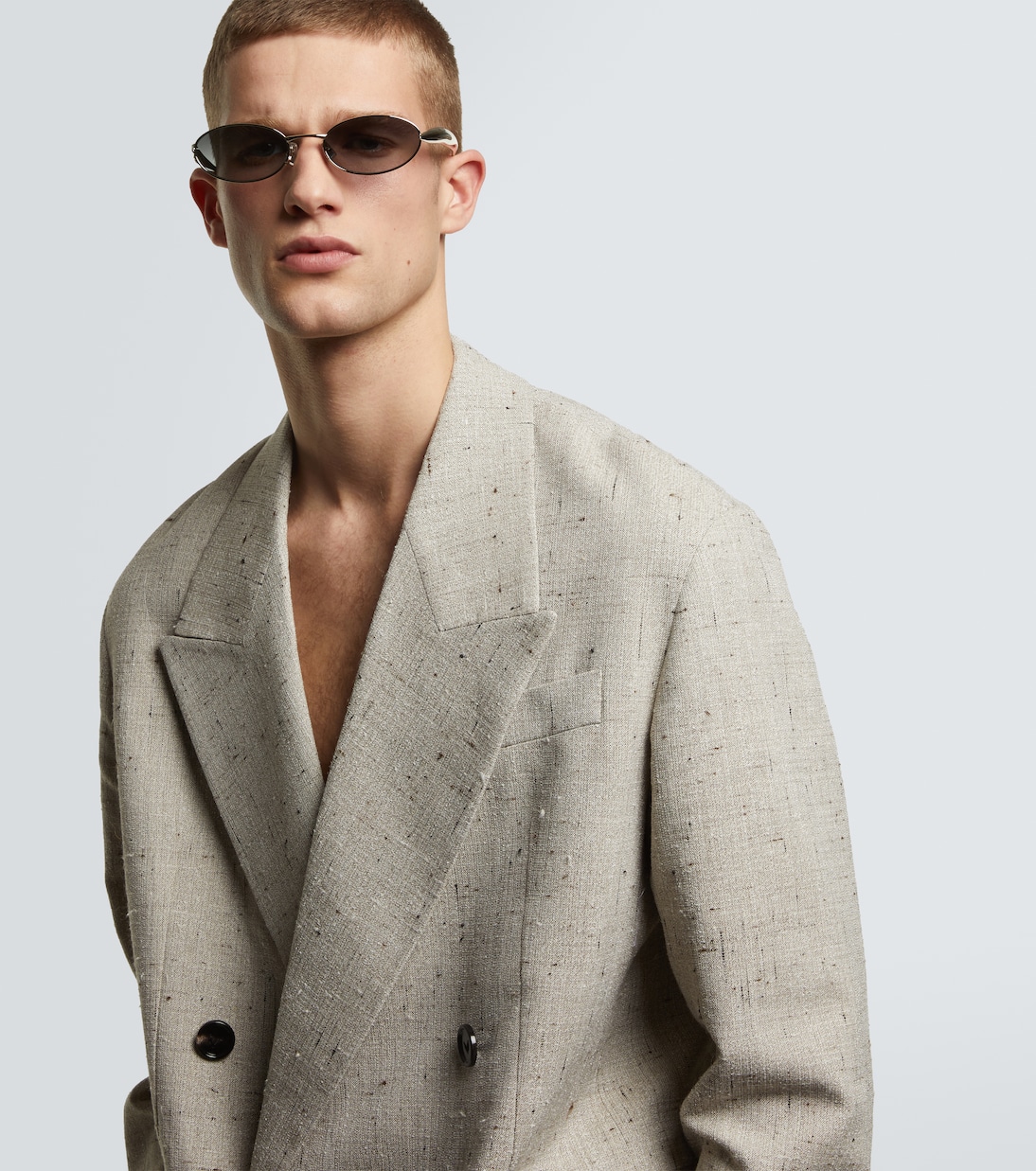 Sardine oval sunglasses | Bottega Veneta