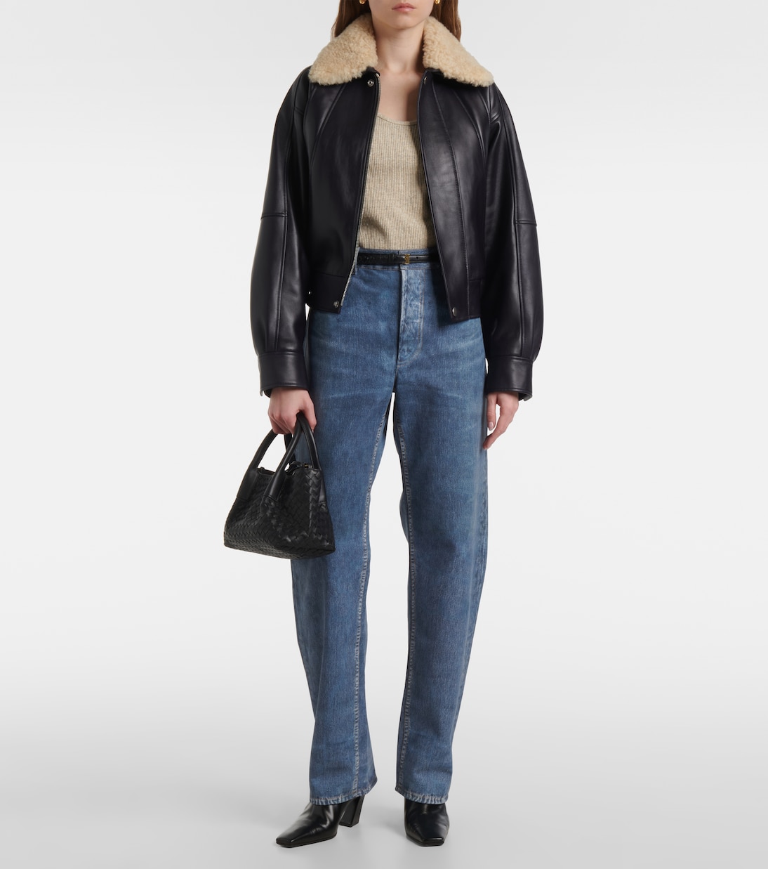 Sac Pinacoteca Small en cuir | Bottega Veneta