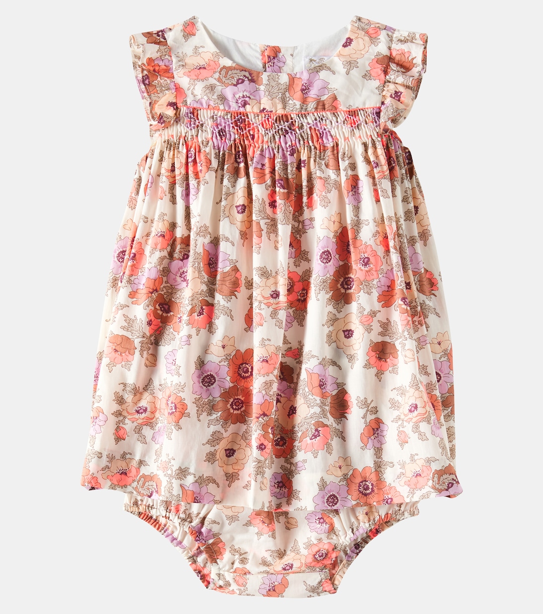 Baby - Set di abito e culottes in cotone | Bonpoint