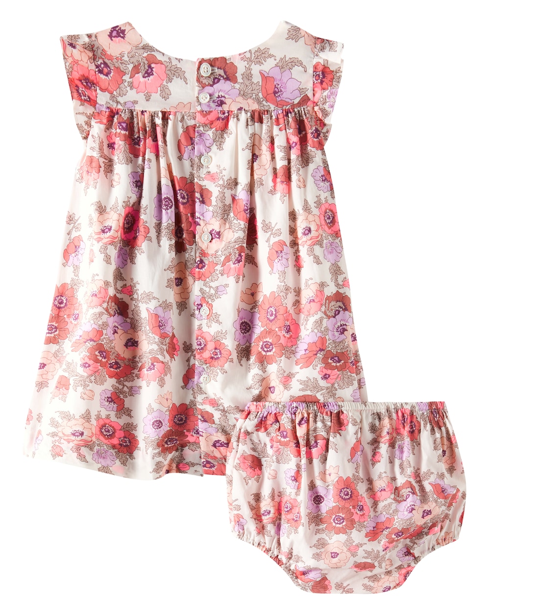 Baby - Set di abito e culottes in cotone | Bonpoint