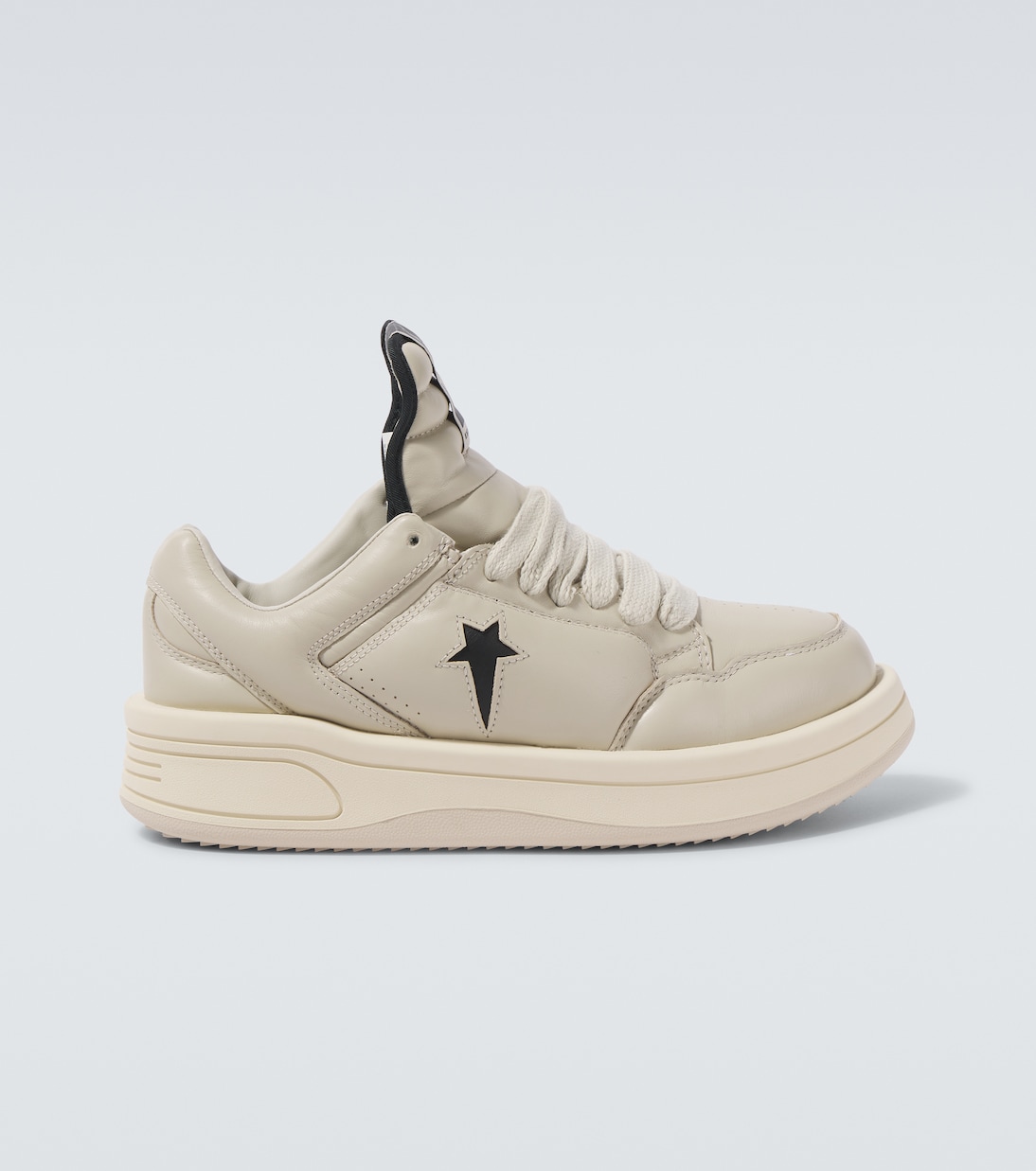 X Converse Sneakers Turbowpn aus Leder | DRKSHDW by Rick Owens