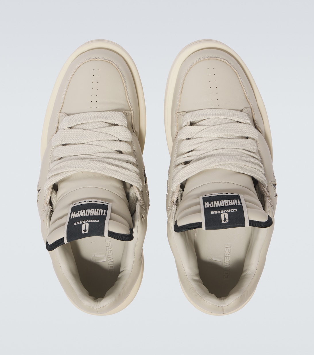 X Converse Sneakers Turbowpn aus Leder | DRKSHDW by Rick Owens