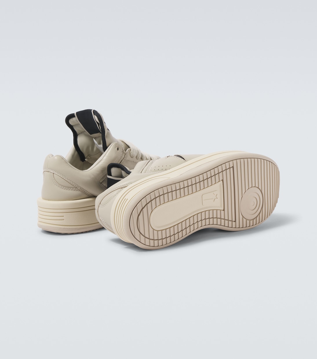 X Converse Sneakers Turbowpn aus Leder | DRKSHDW by Rick Owens