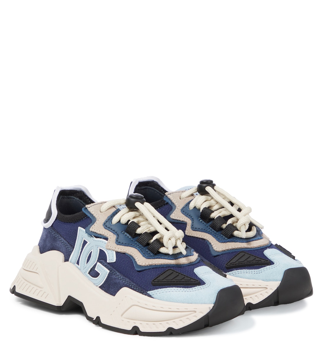Sneakers DG mit Veloursleder | Dolce&Gabbana Kids
