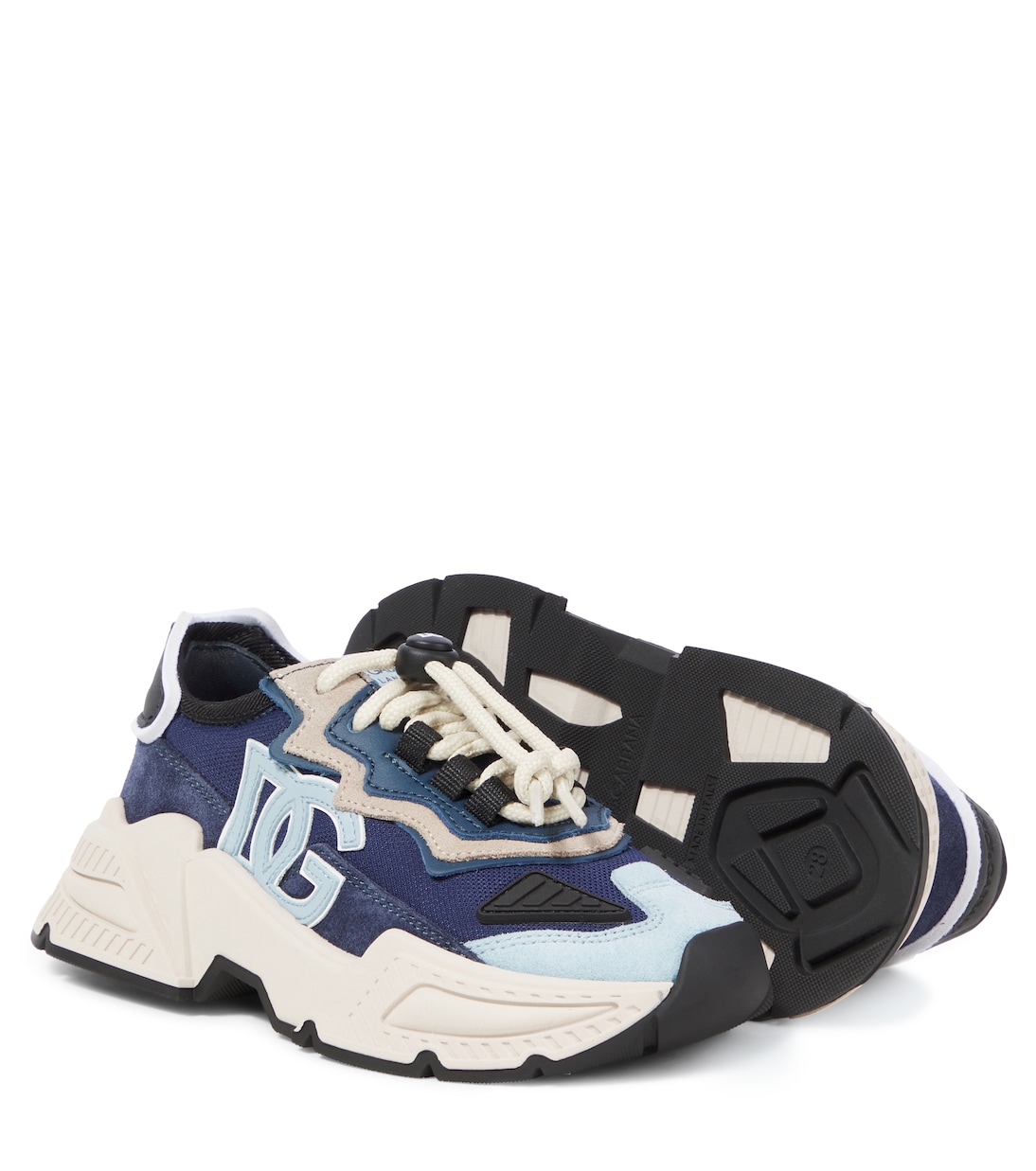 Sneakers DG mit Veloursleder | Dolce&Gabbana Kids