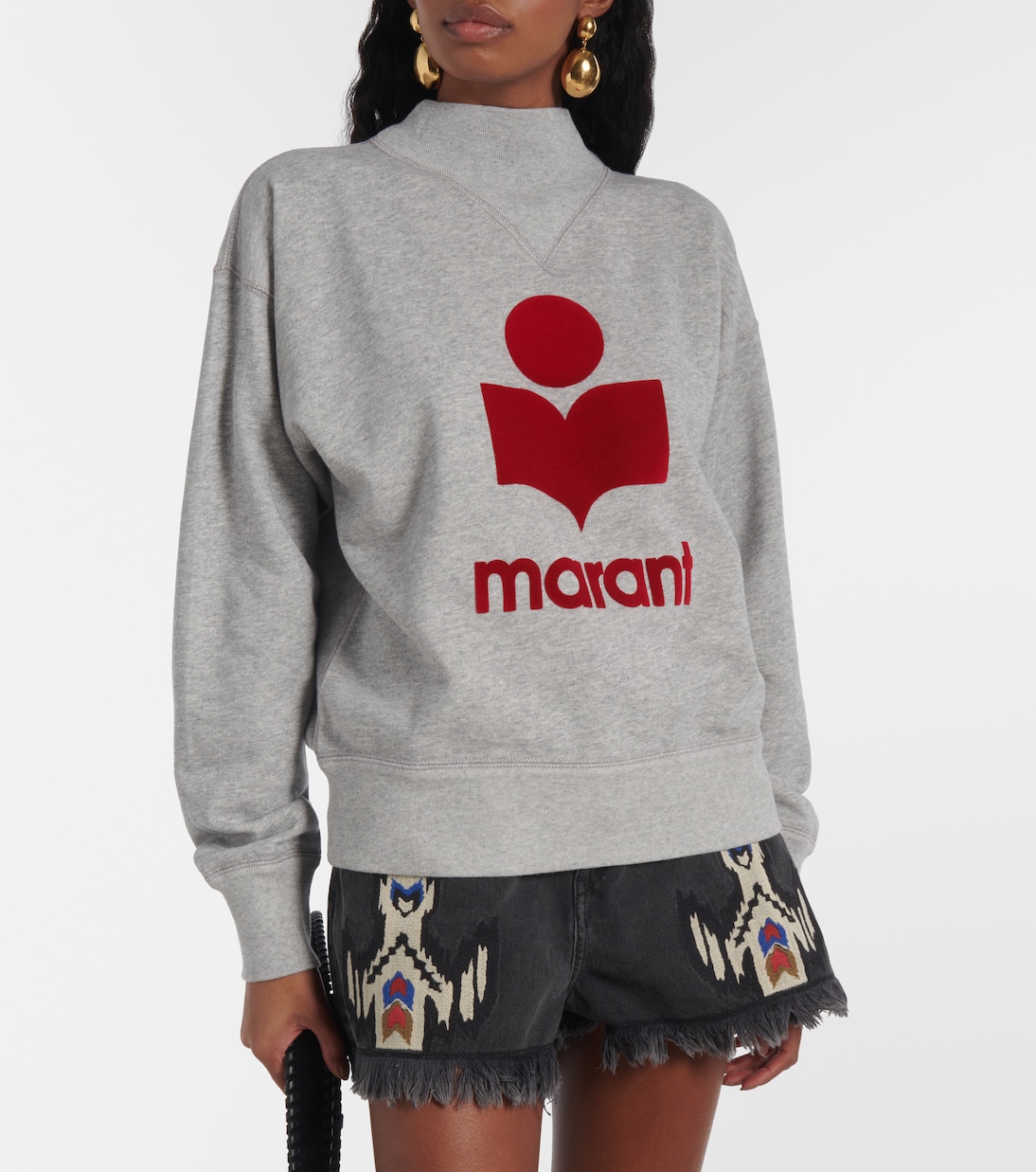 Felpa Moby in pile di misto cotone | Marant Etoile