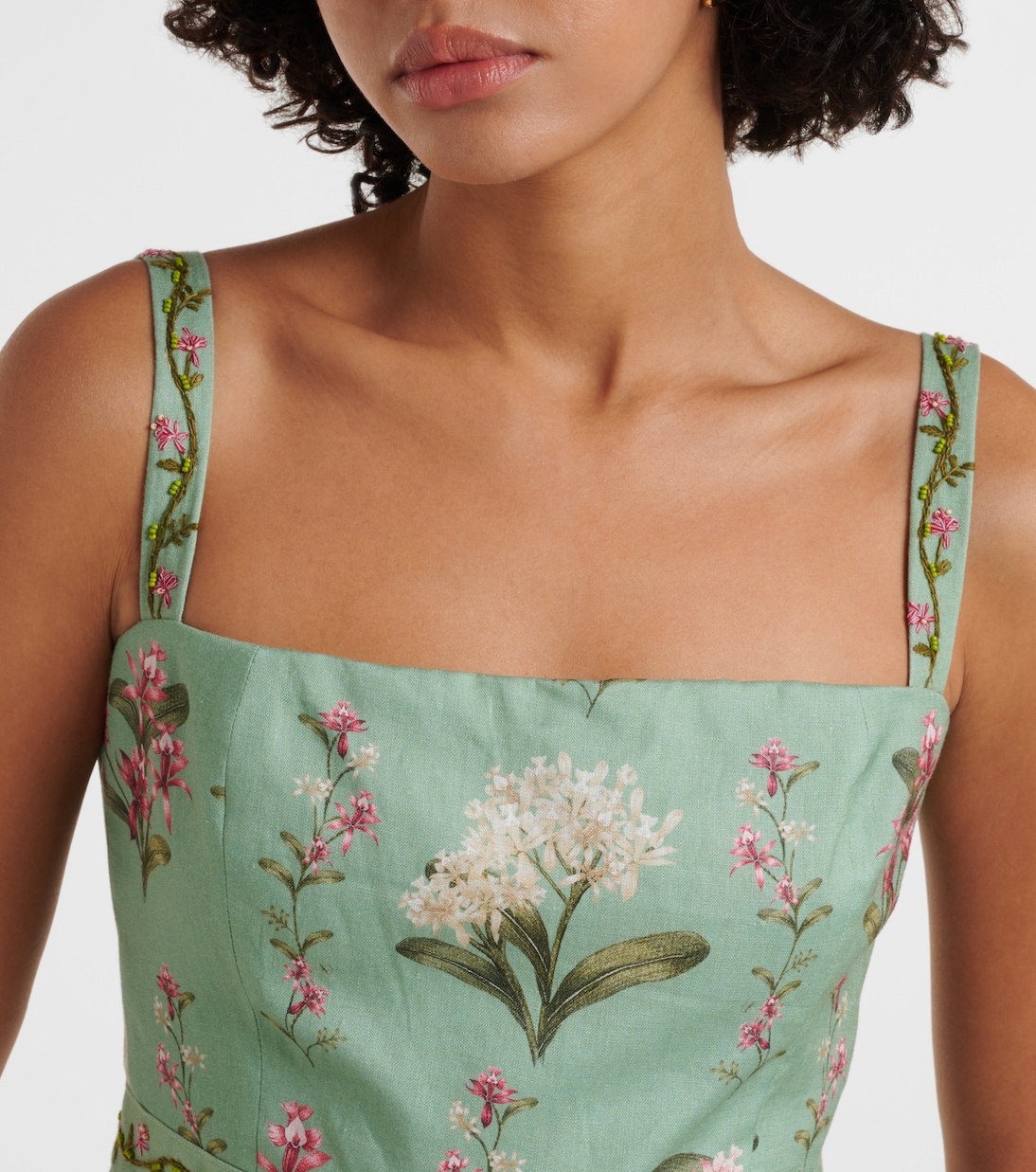 Maxikleid Lima aus Leinen | Agua by Agua Bendita