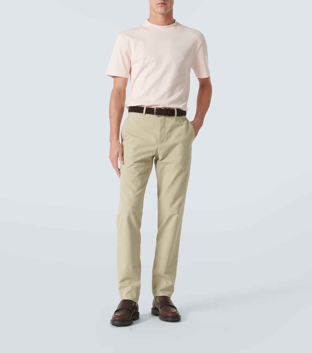 Pantaloni chino Pantaflat in misto cotone | Loro Piana
