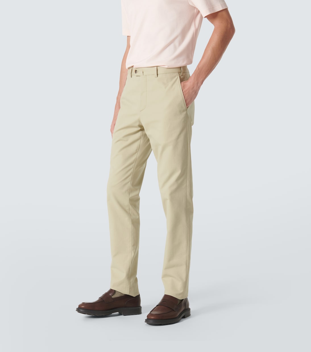 Pantaloni chino Pantaflat in misto cotone | Loro Piana