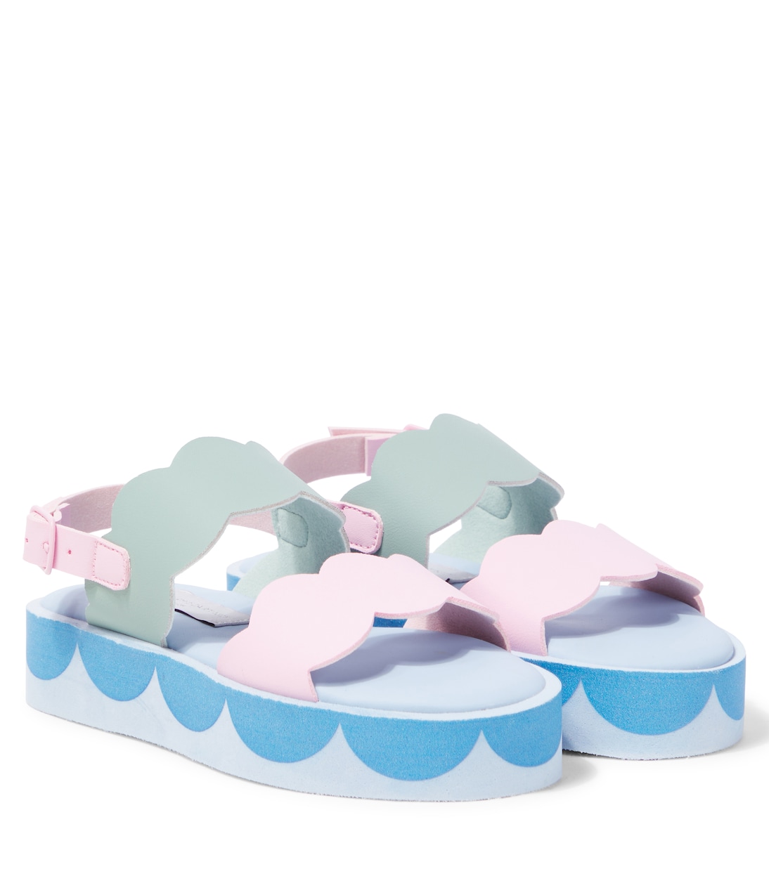 Sandalen aus Lederimitat | Stella McCartney Kids