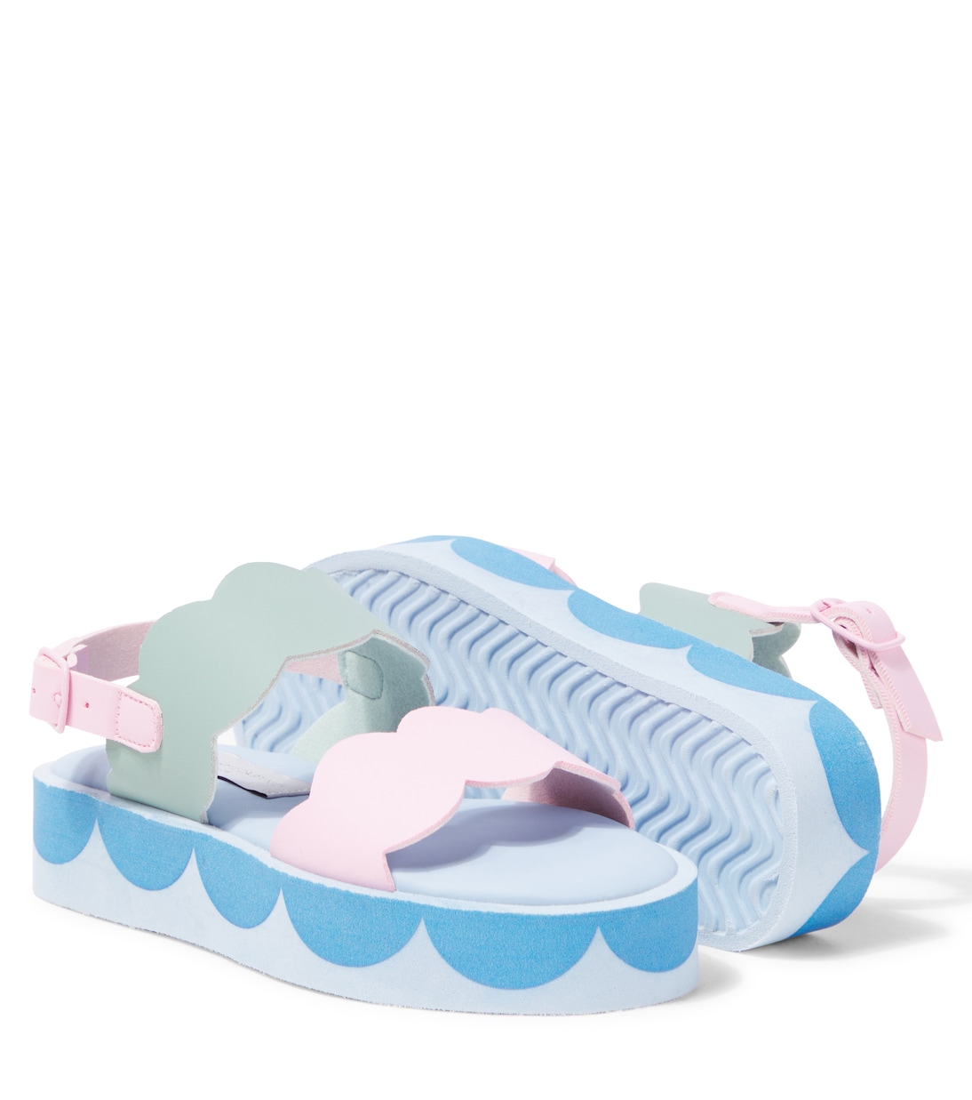 Sandalen aus Lederimitat | Stella McCartney Kids