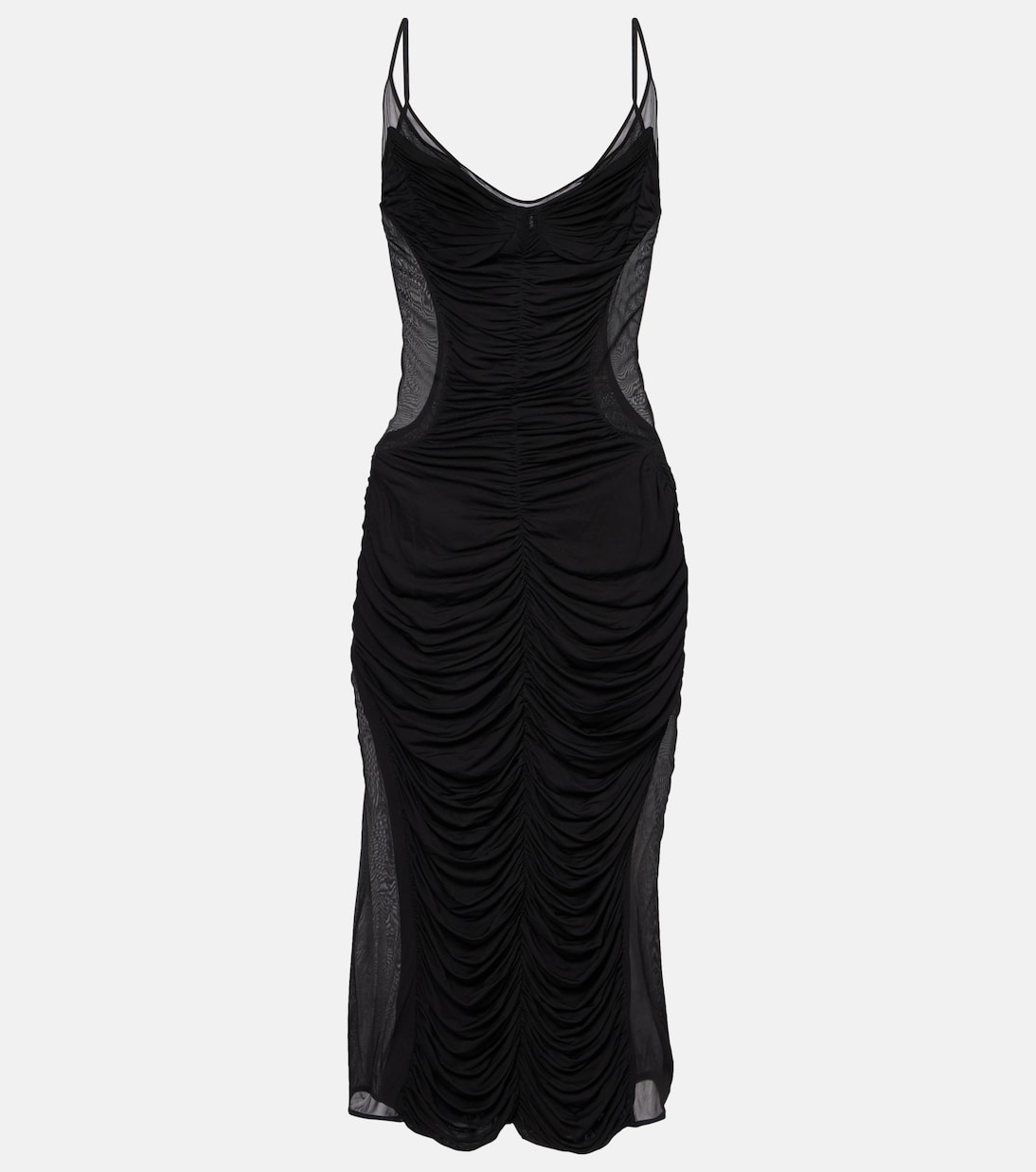 Midikleid aus Mesh | Mugler
