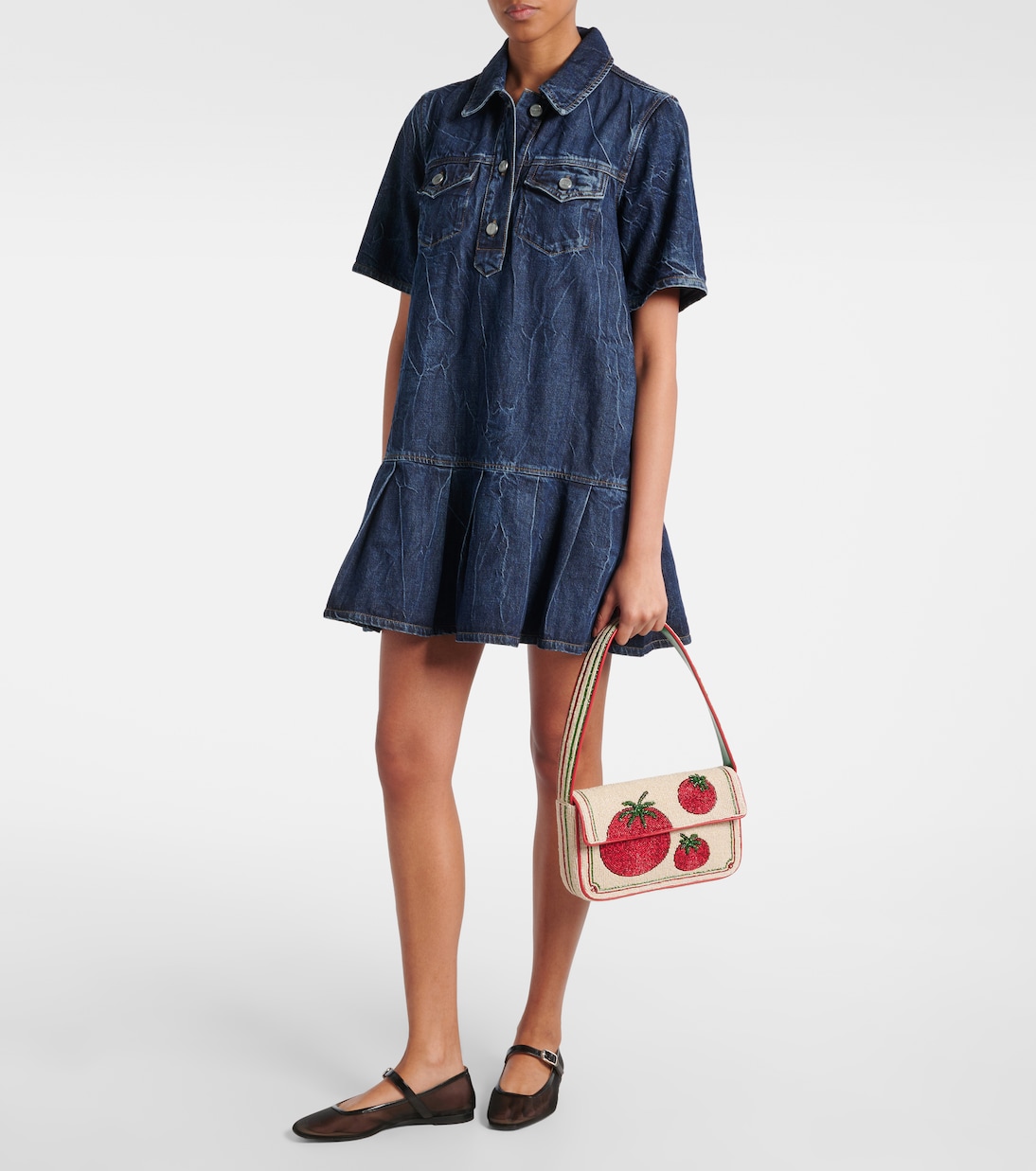 Borsa a spalla Tommy con perline | Staud