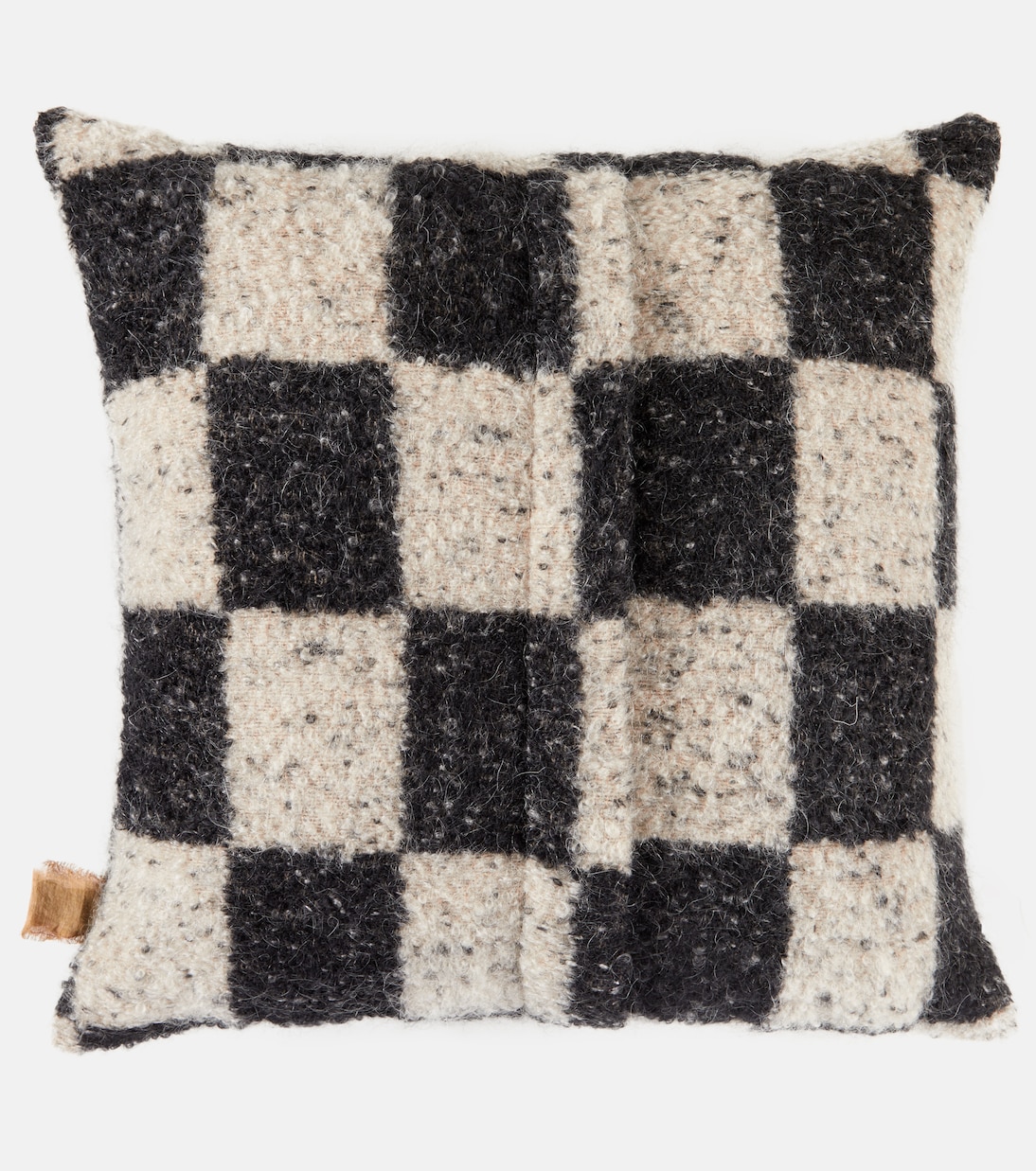 Ronce checked wool-blend cushion | The House of Lyria