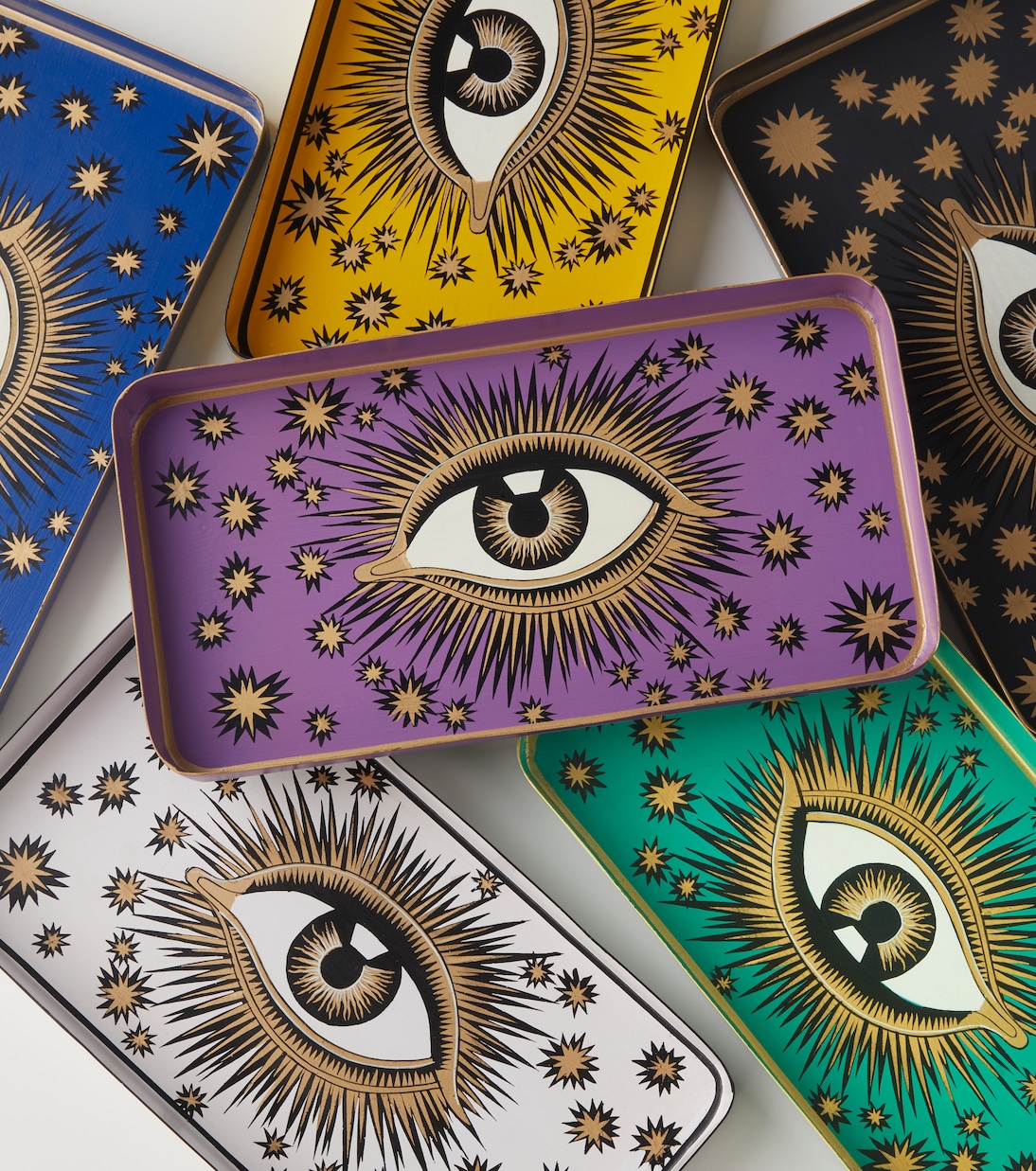 Vassoio decorativo Eye in ferro | Les-Ottomans