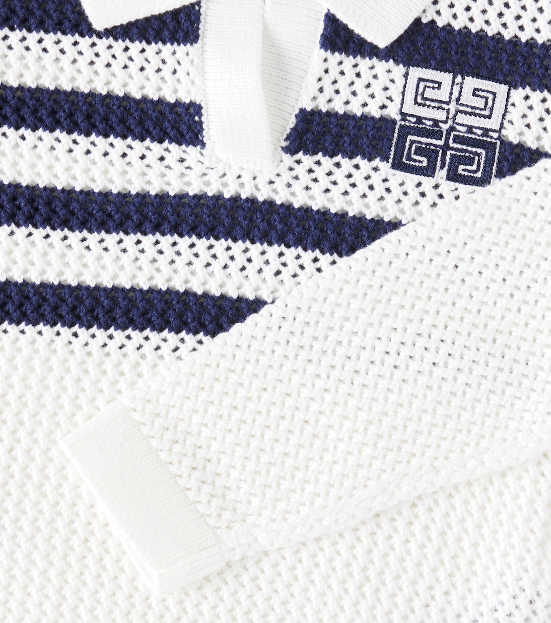 Pullover stile polo 4G in cotone a righe | Givenchy Kids