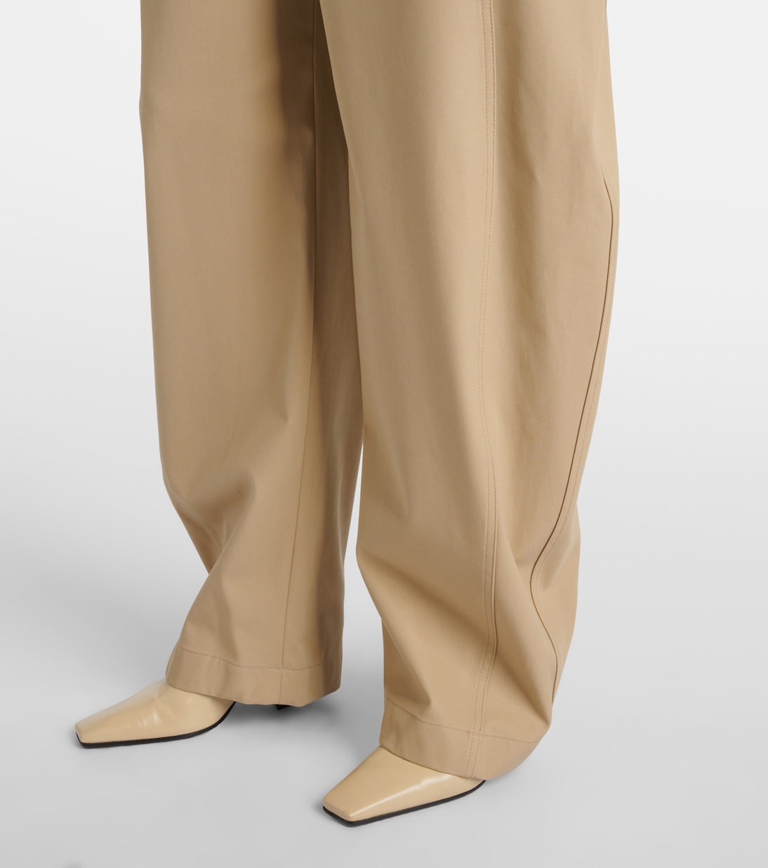 Weite Hose aus Baumwoll-Twill | Bottega Veneta