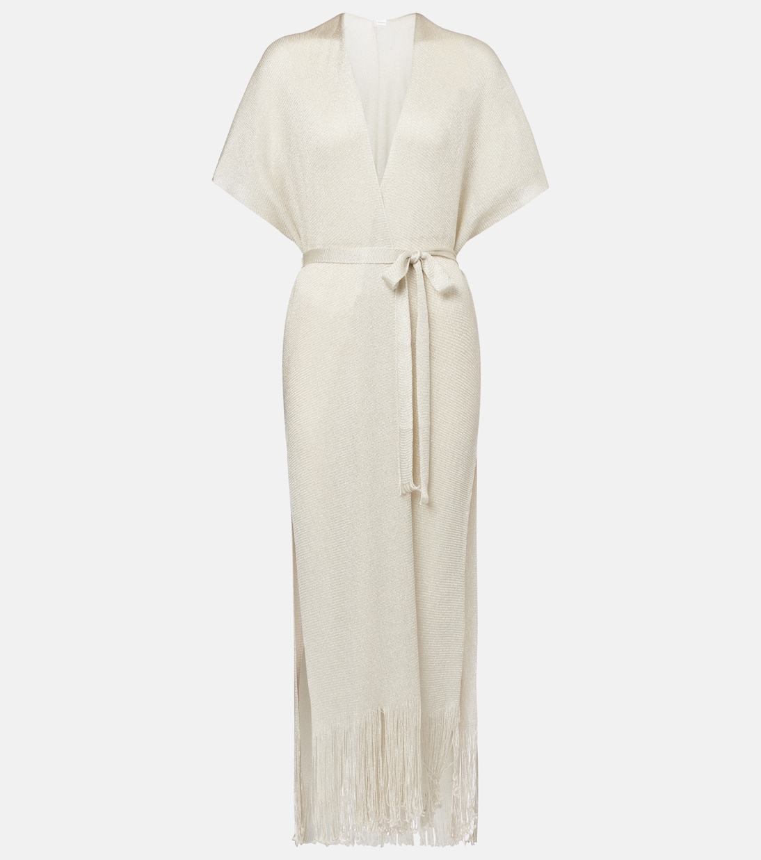 Zarelia fringed lamé kaftan | Max Mara