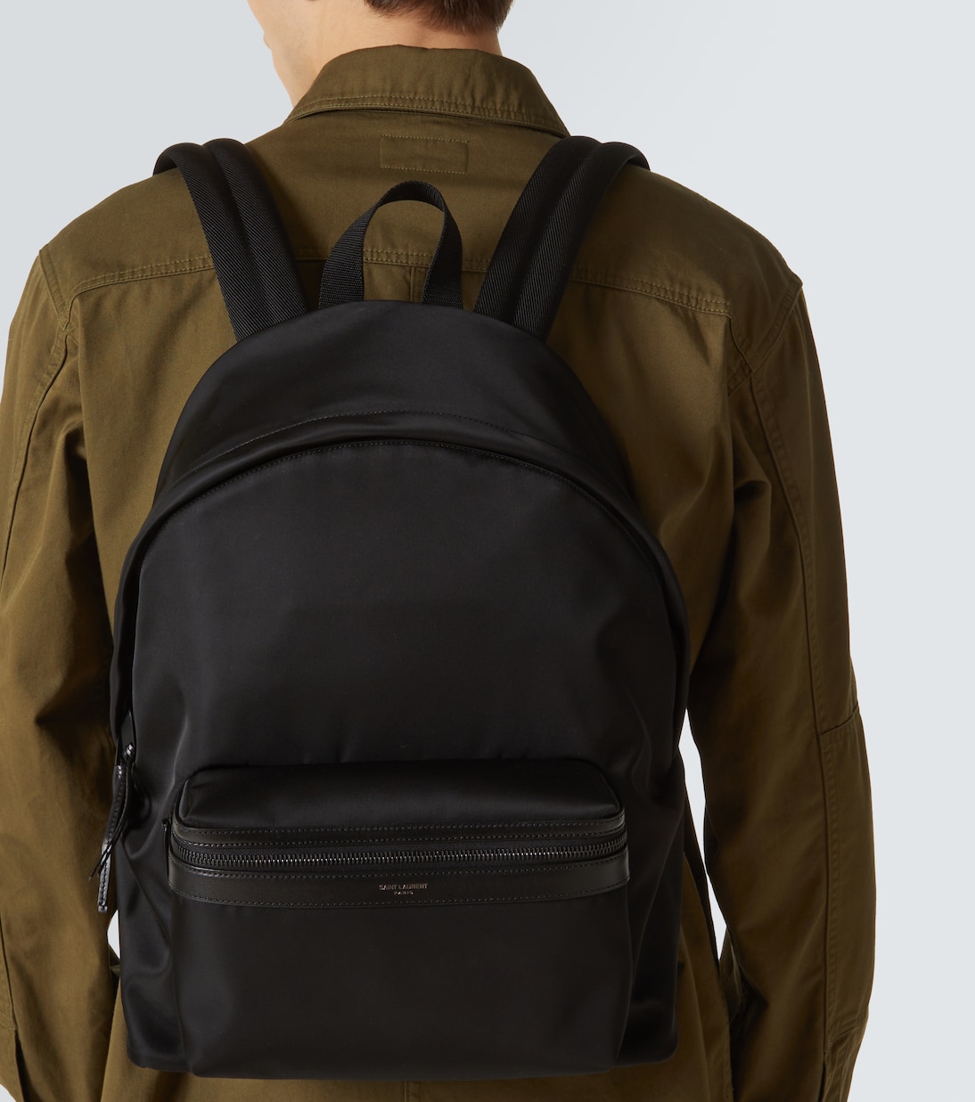 Rucksack City aus Canvas mit Leder | Saint Laurent