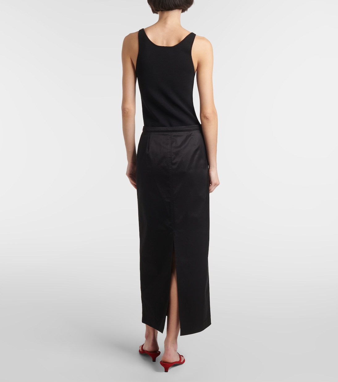 Gonna lunga in misto cotone | Toteme