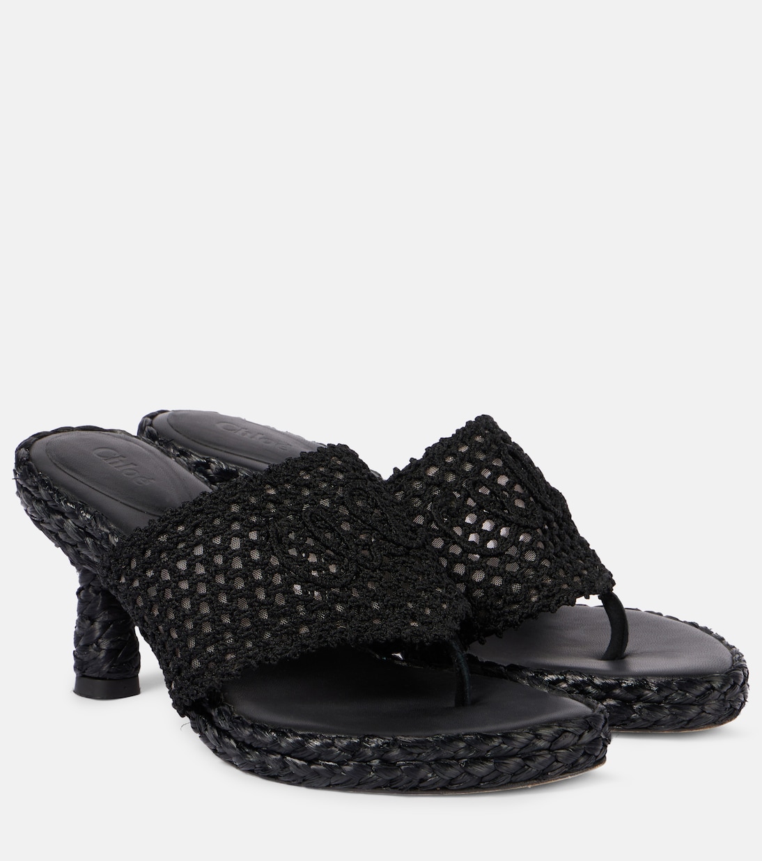 Sandalen Isla aus Häkelstrick | Chloé