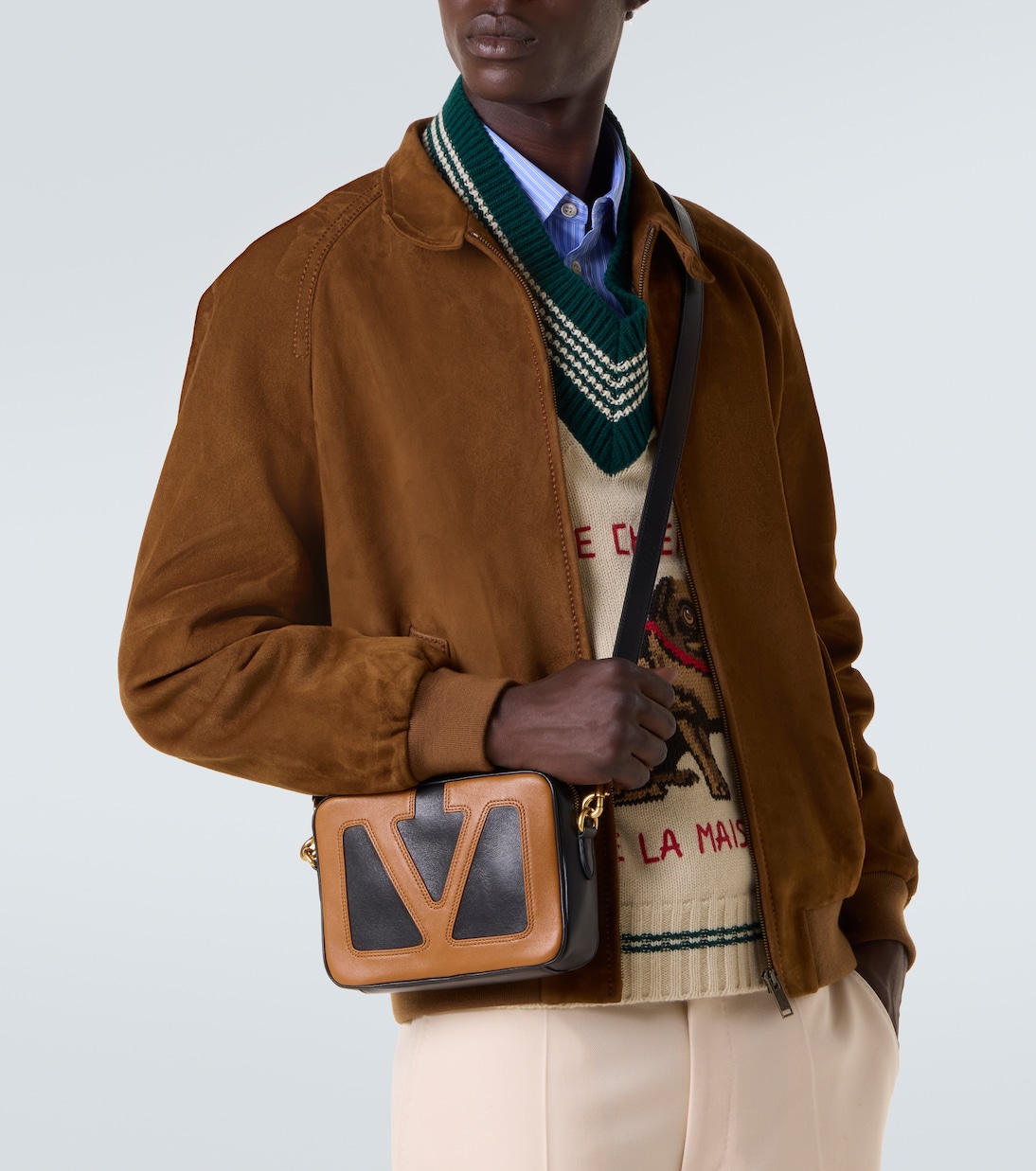 Viva Superstar leather crossbody bag | Valentino Garavani