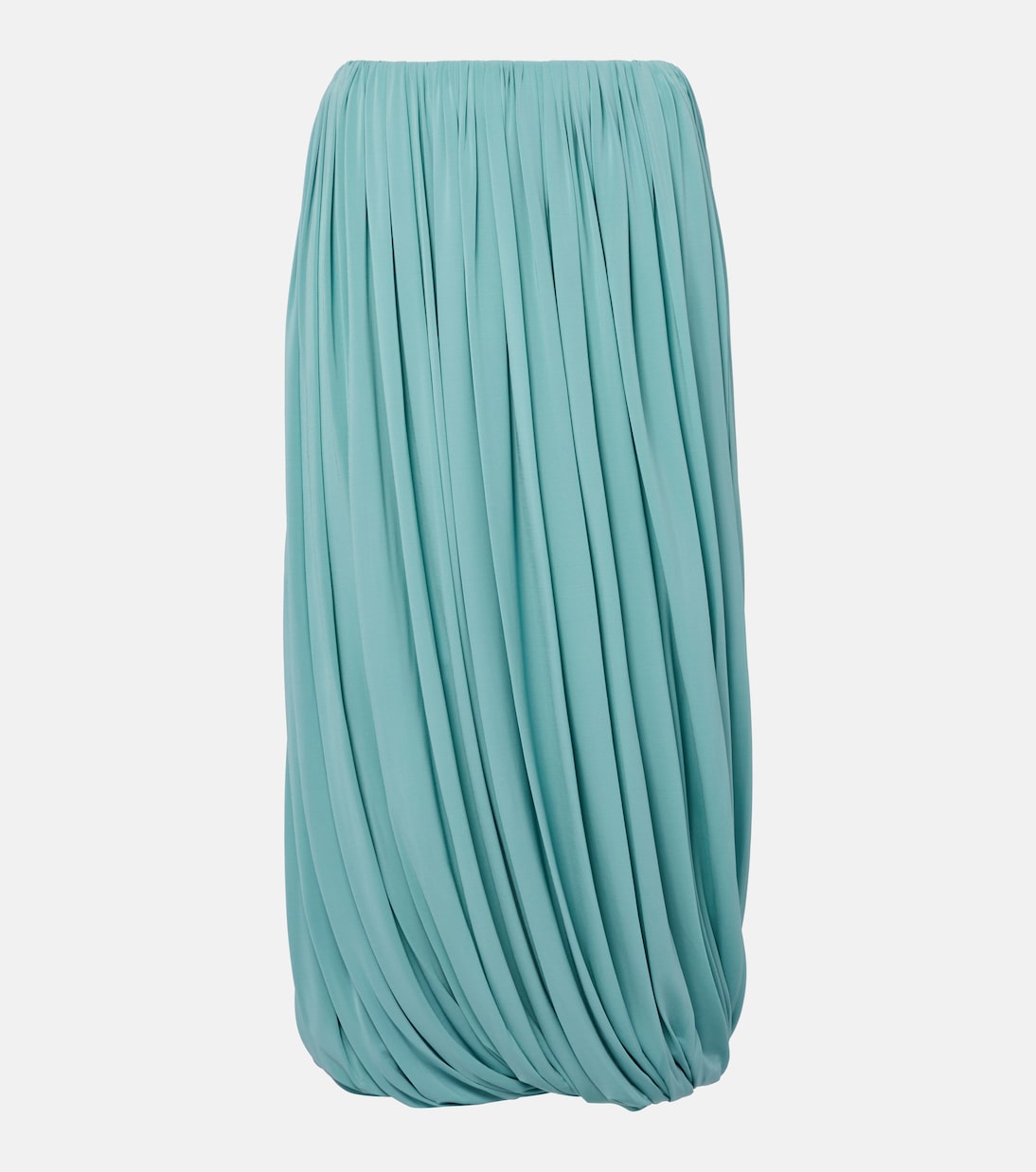 Gonna midi in jersey arricciato intrecciato | Alaïa