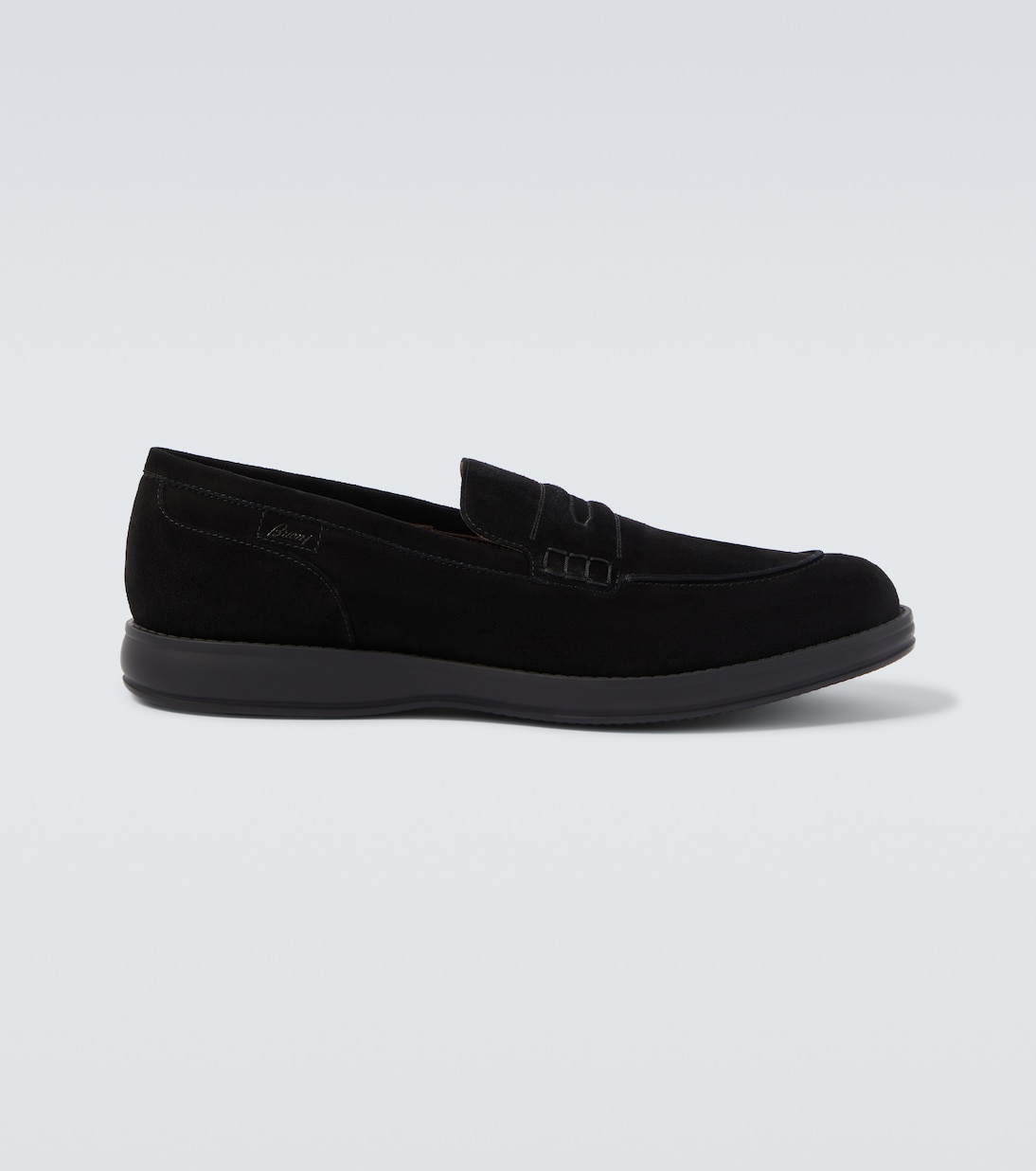 Suede penny loafers | Brioni