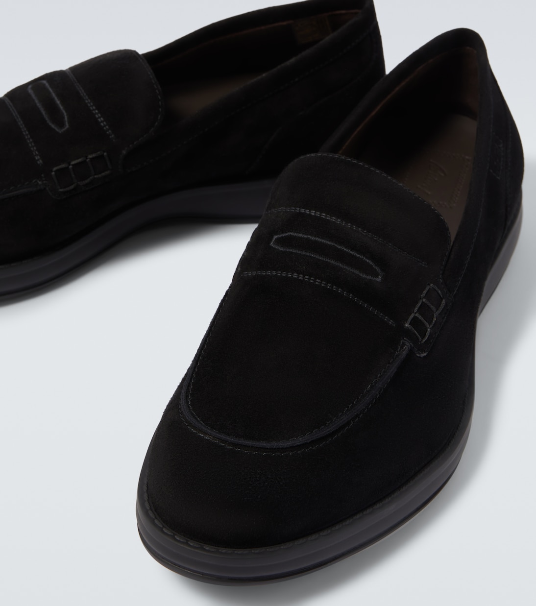 Suede penny loafers | Brioni