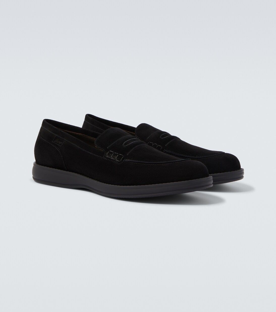 Suede penny loafers | Brioni