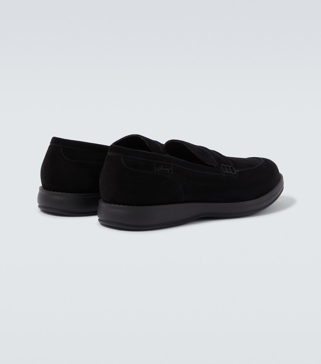 Suede penny loafers | Brioni