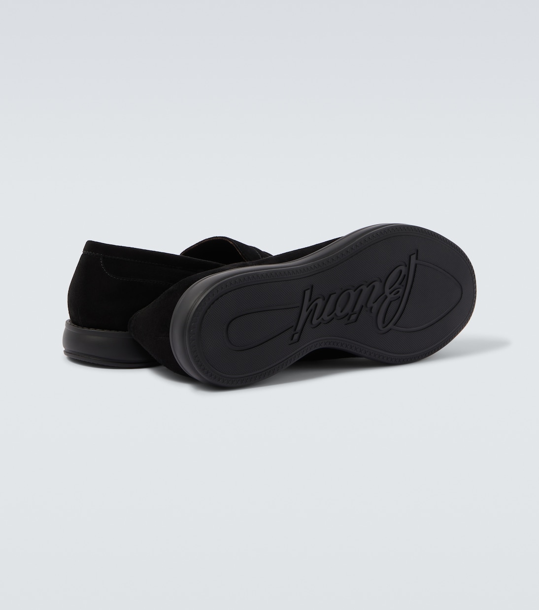 Suede penny loafers | Brioni