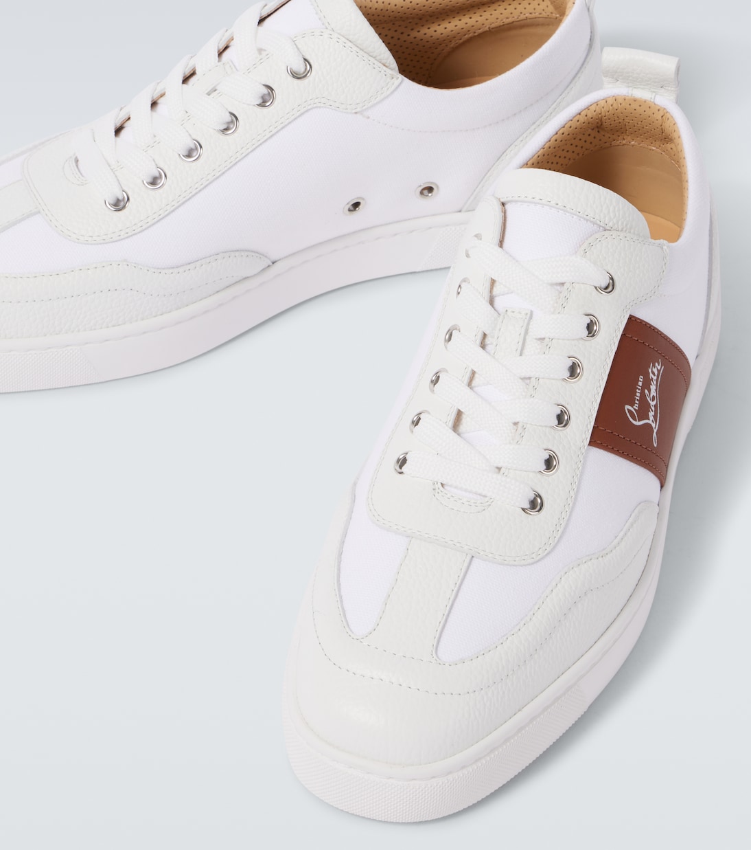 Retero leather and canvas sneakers | Christian Louboutin