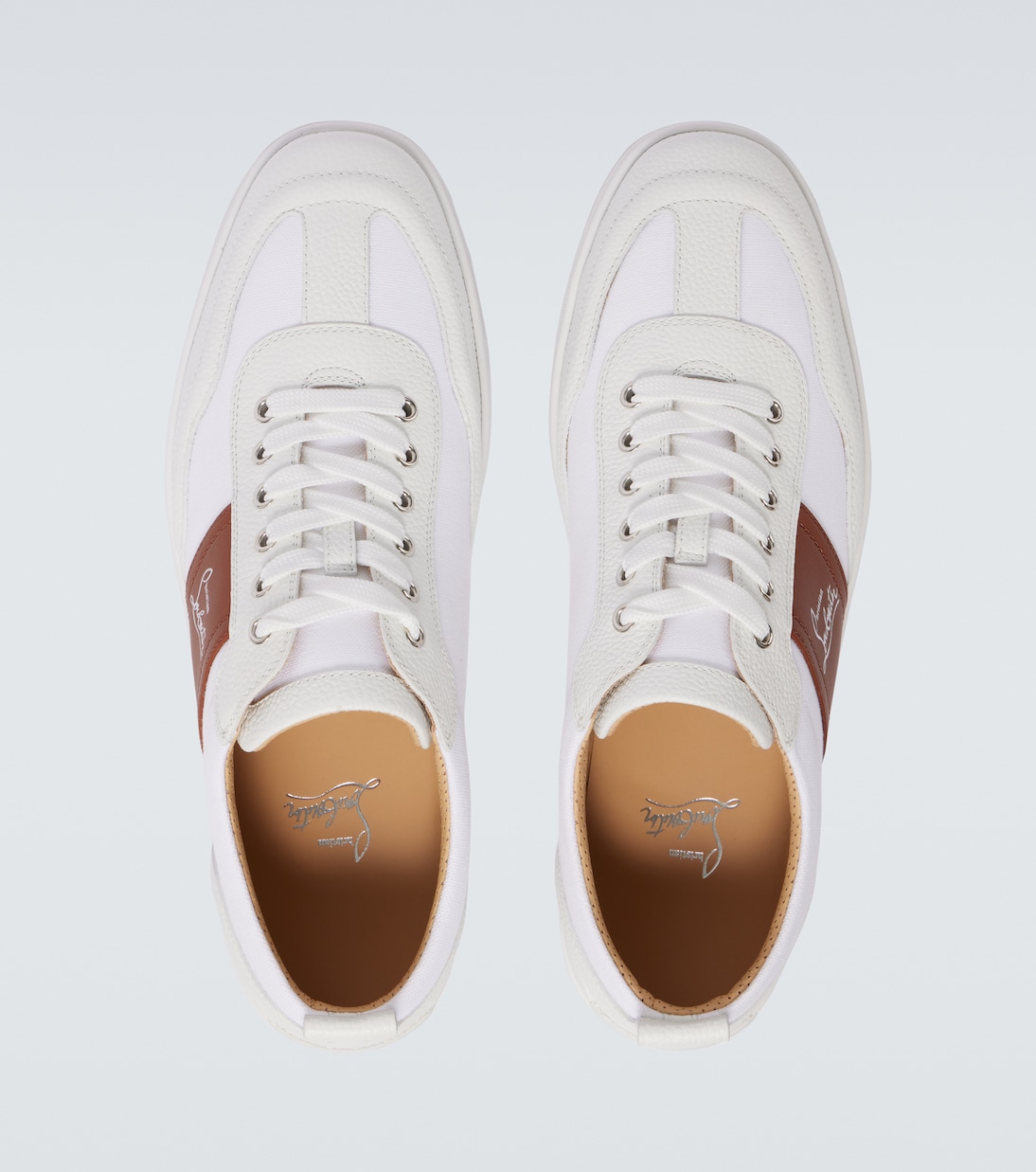 Retero leather and canvas sneakers | Christian Louboutin
