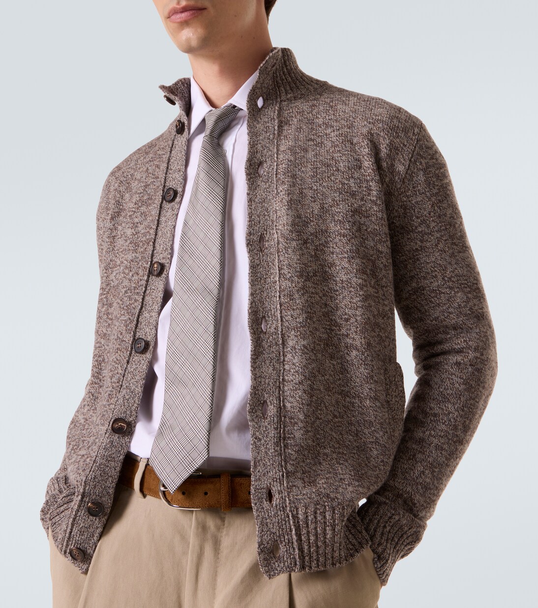 Virgin wool cardigan | Slowear
