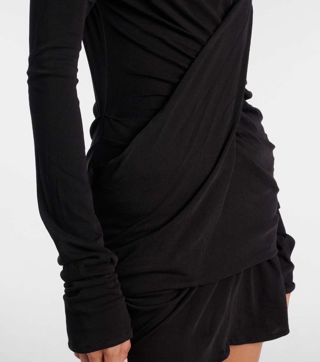 Off-shoulder cotton-blend jersey top  | Entire Studios