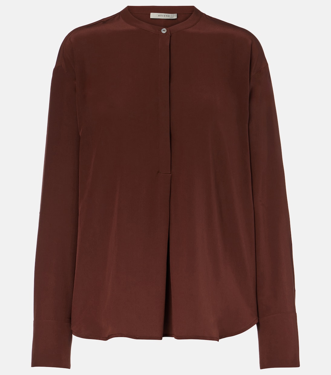 Remy silk crêpe shirt | Asceno