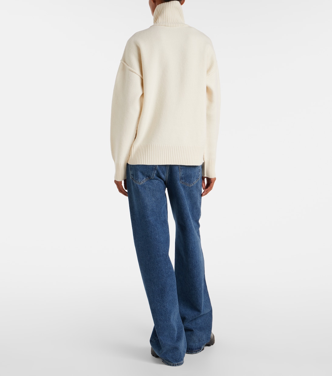 Ami de Cœur virgin wool turtleneck sweater | Ami Paris