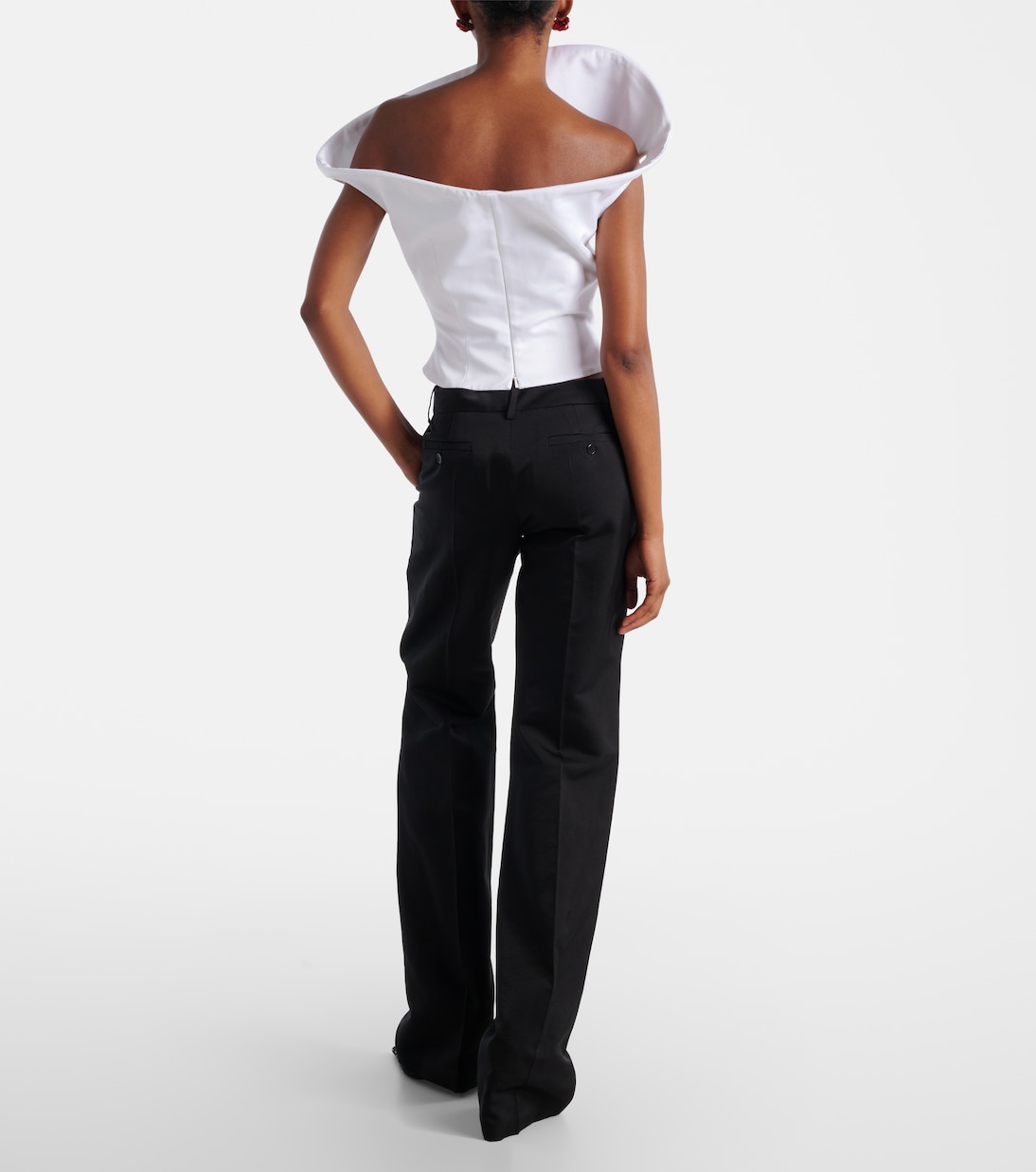 Asymmetrisches Bustier-Top aus Baumwolle | Magda Butrym